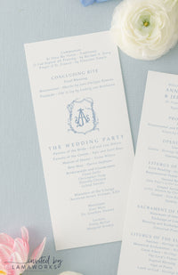 Annie | Wedding Program