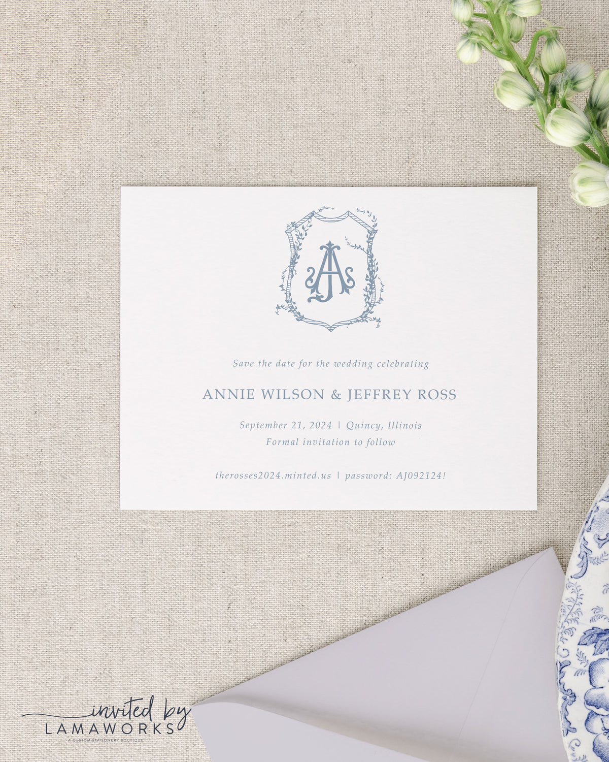 Annie | Horizontal Save the Date