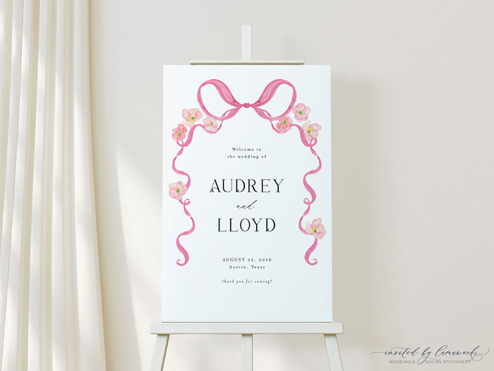 Audrey | Welcome Sign