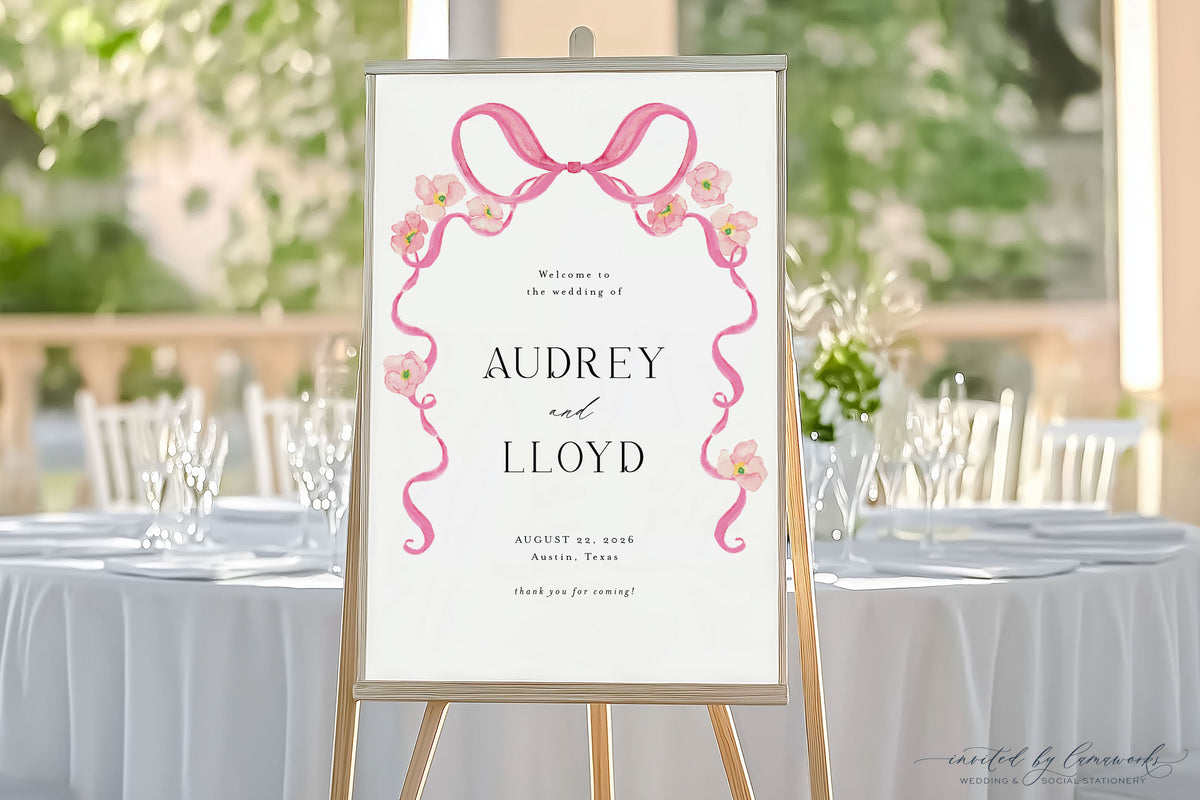 Audrey | Welcome Sign