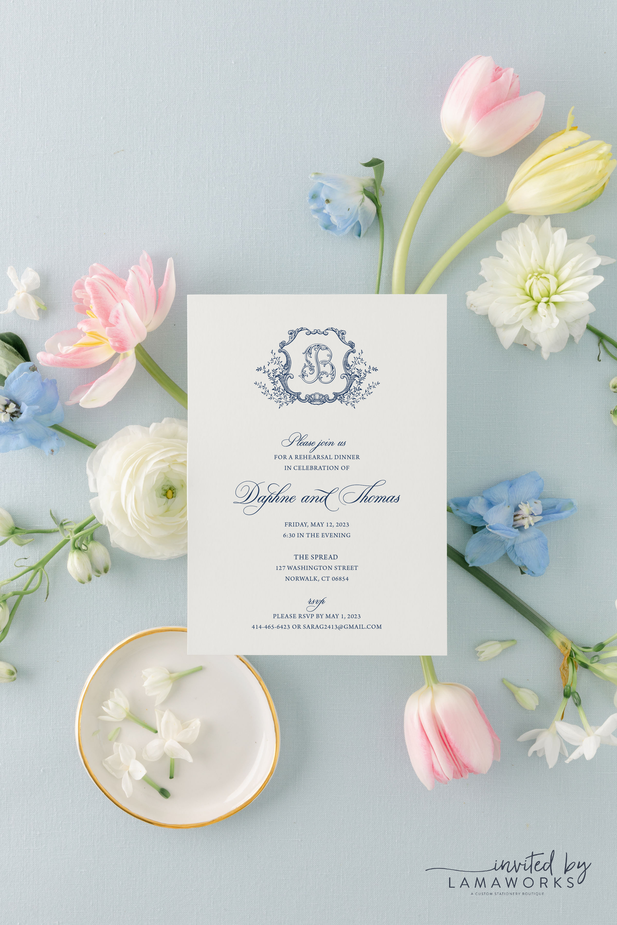 Daphne | Rehearsal Dinner Invitation