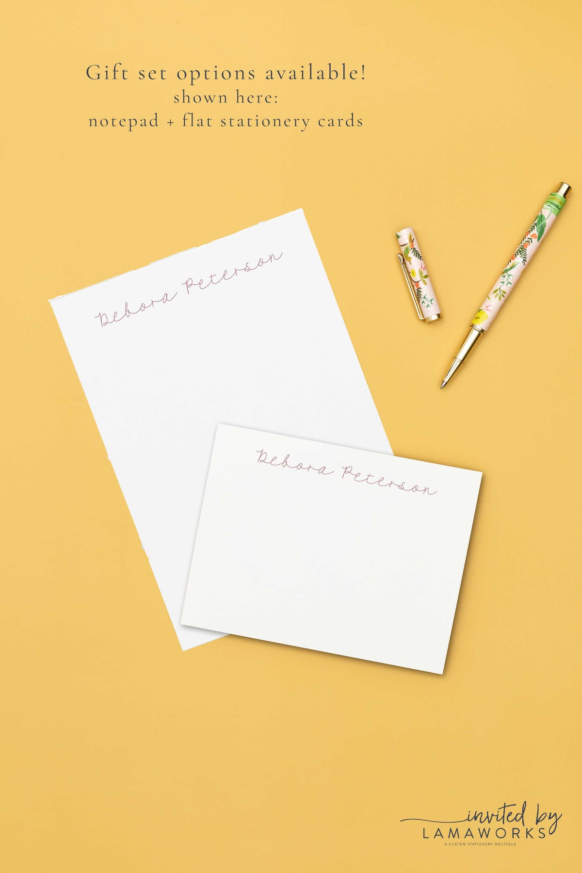 Simple Handwriting Notepad - Deborah