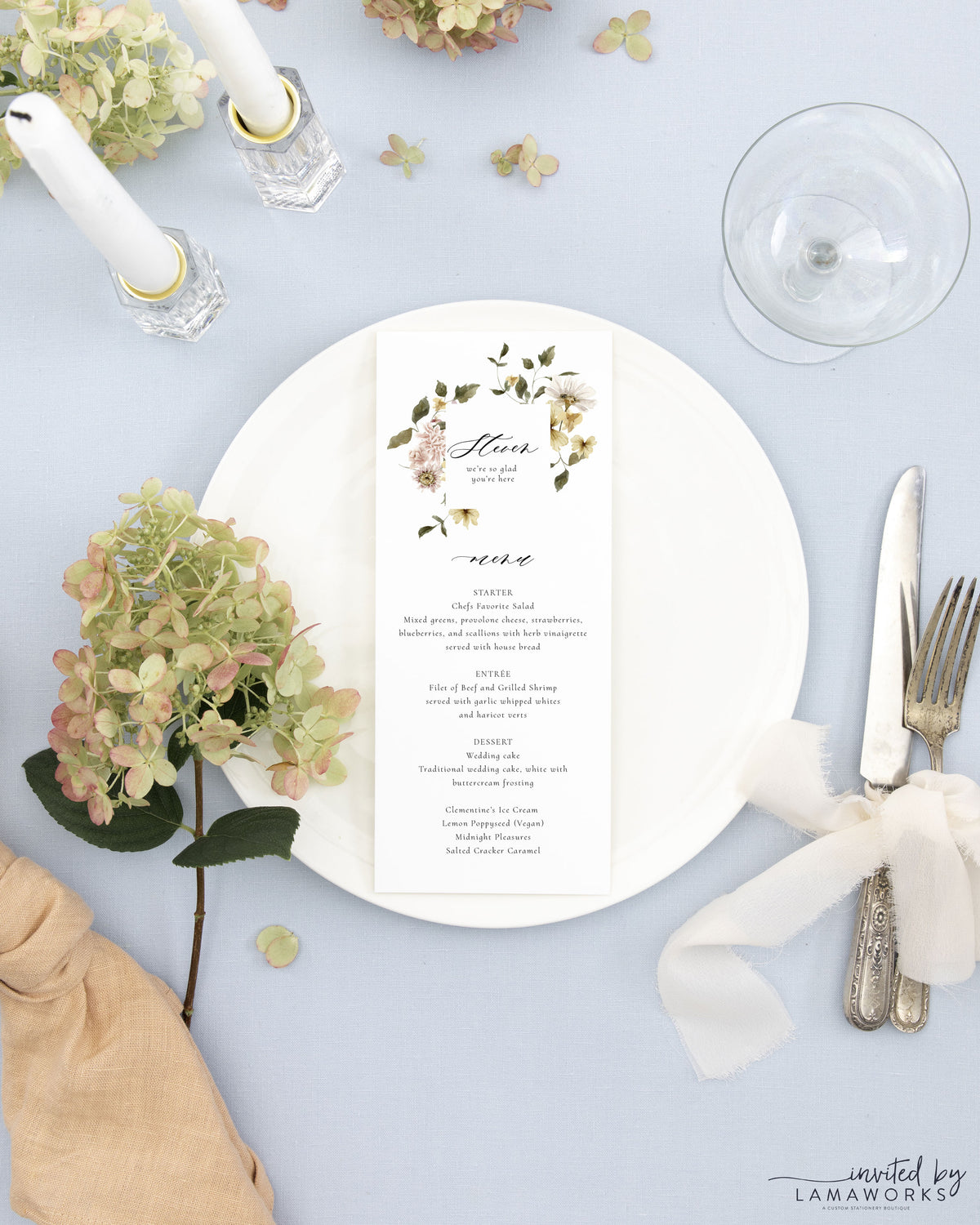 Diana | Dinner Menu