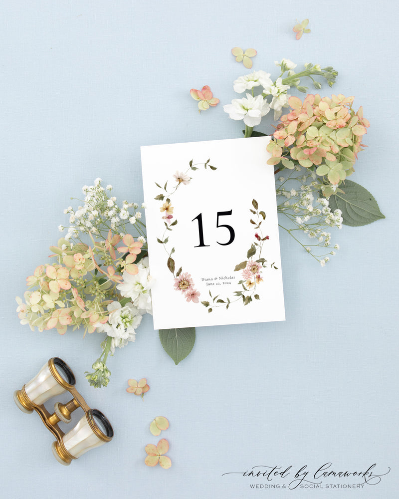 Diana | Table Numbers