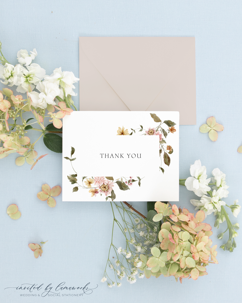 Diana | Folded Thank You Cards