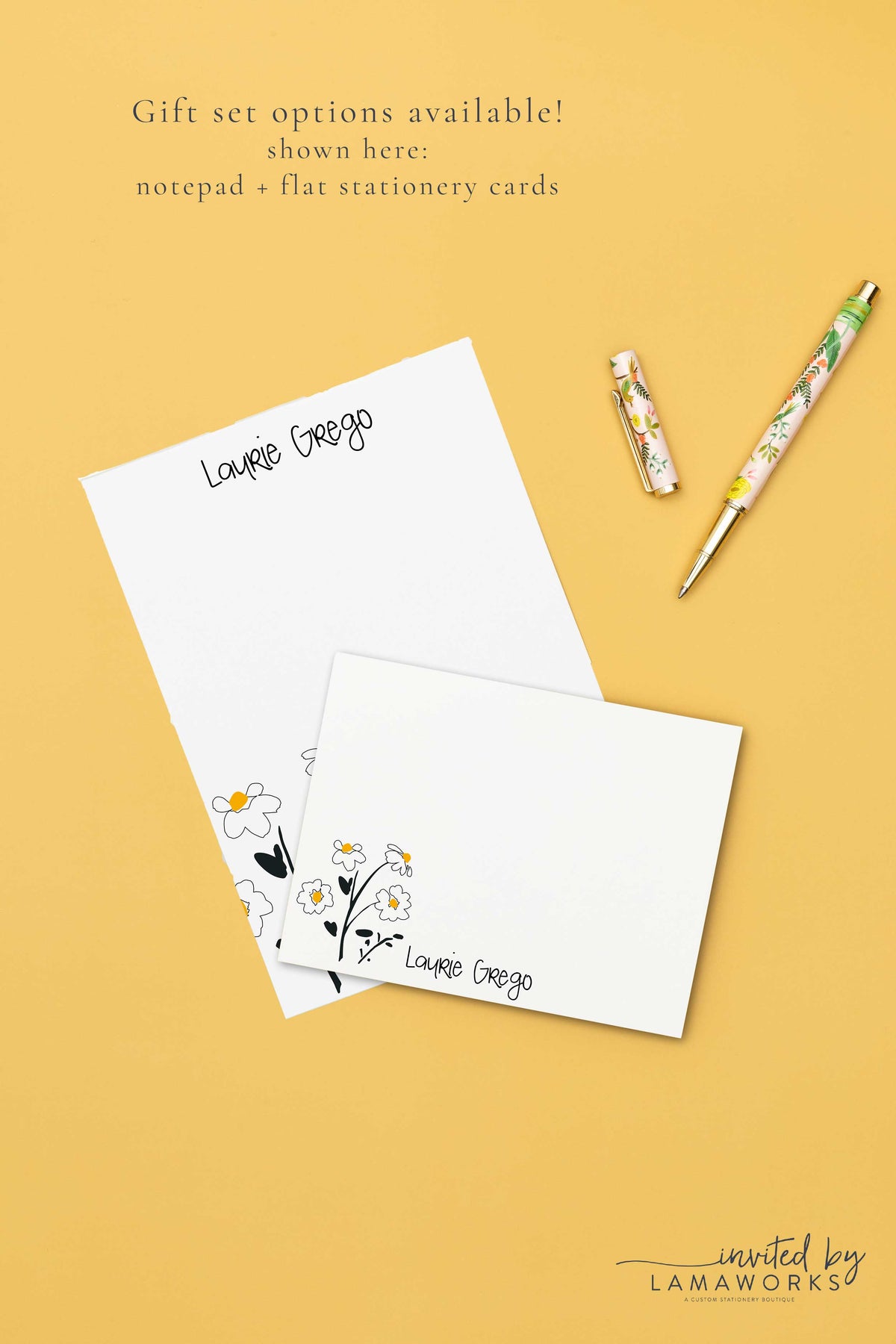 Daisy Bouquet Notepad