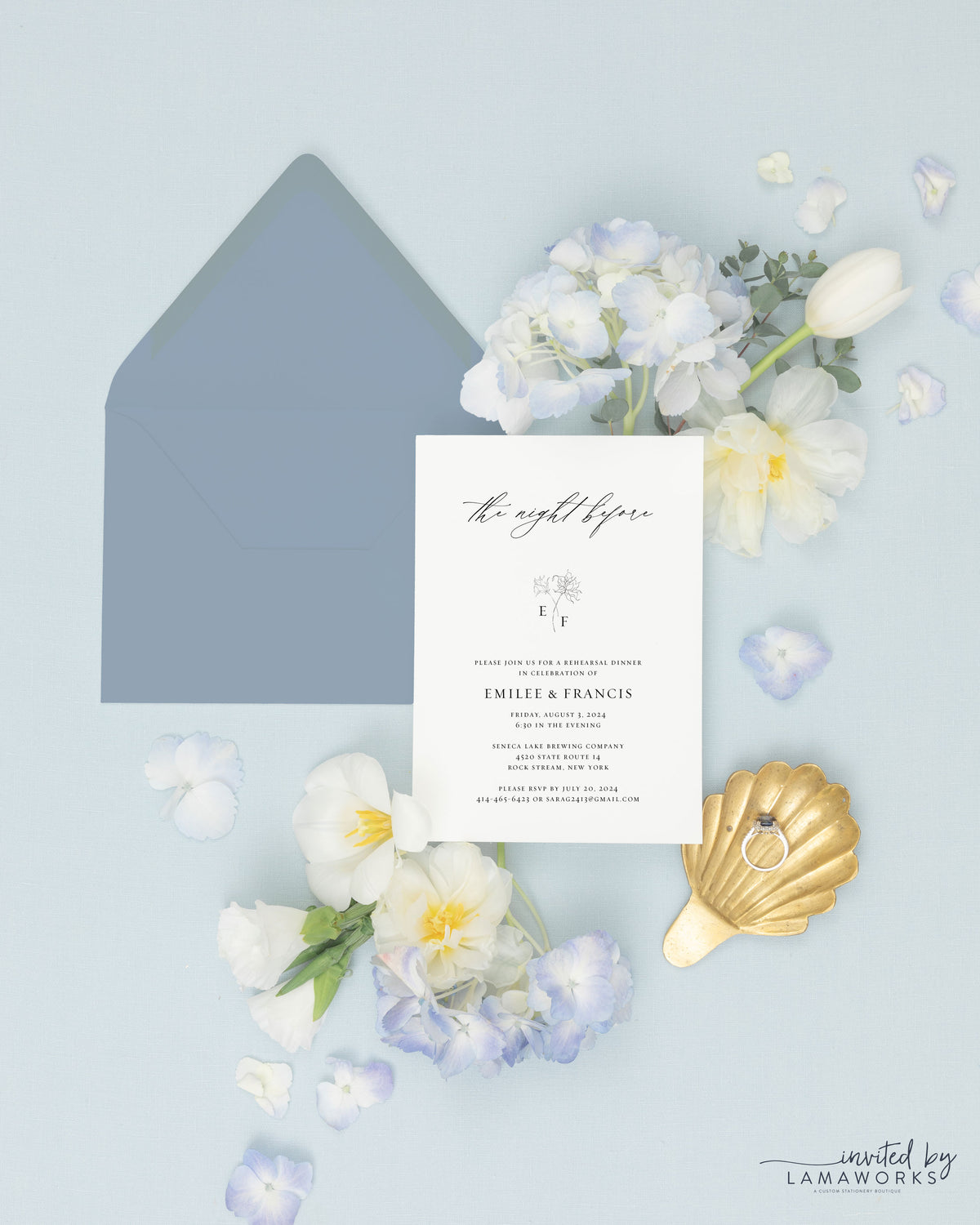 Emilee | Rehearsal Dinner Invitation