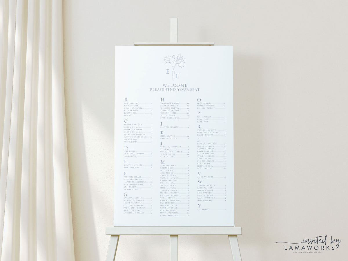 Emilee | Seating Chart