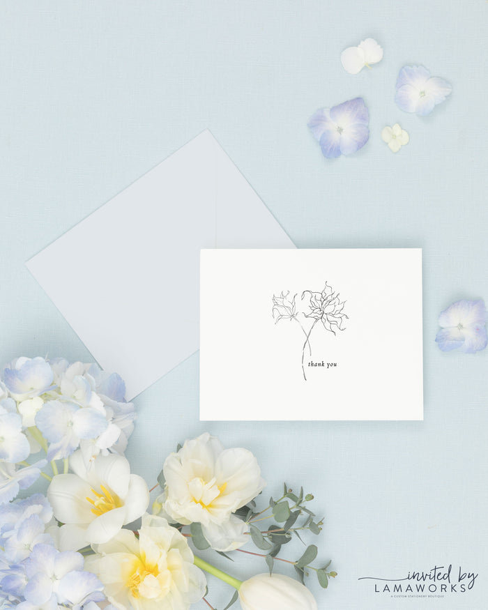 Emilee | Folded Thank You Cards