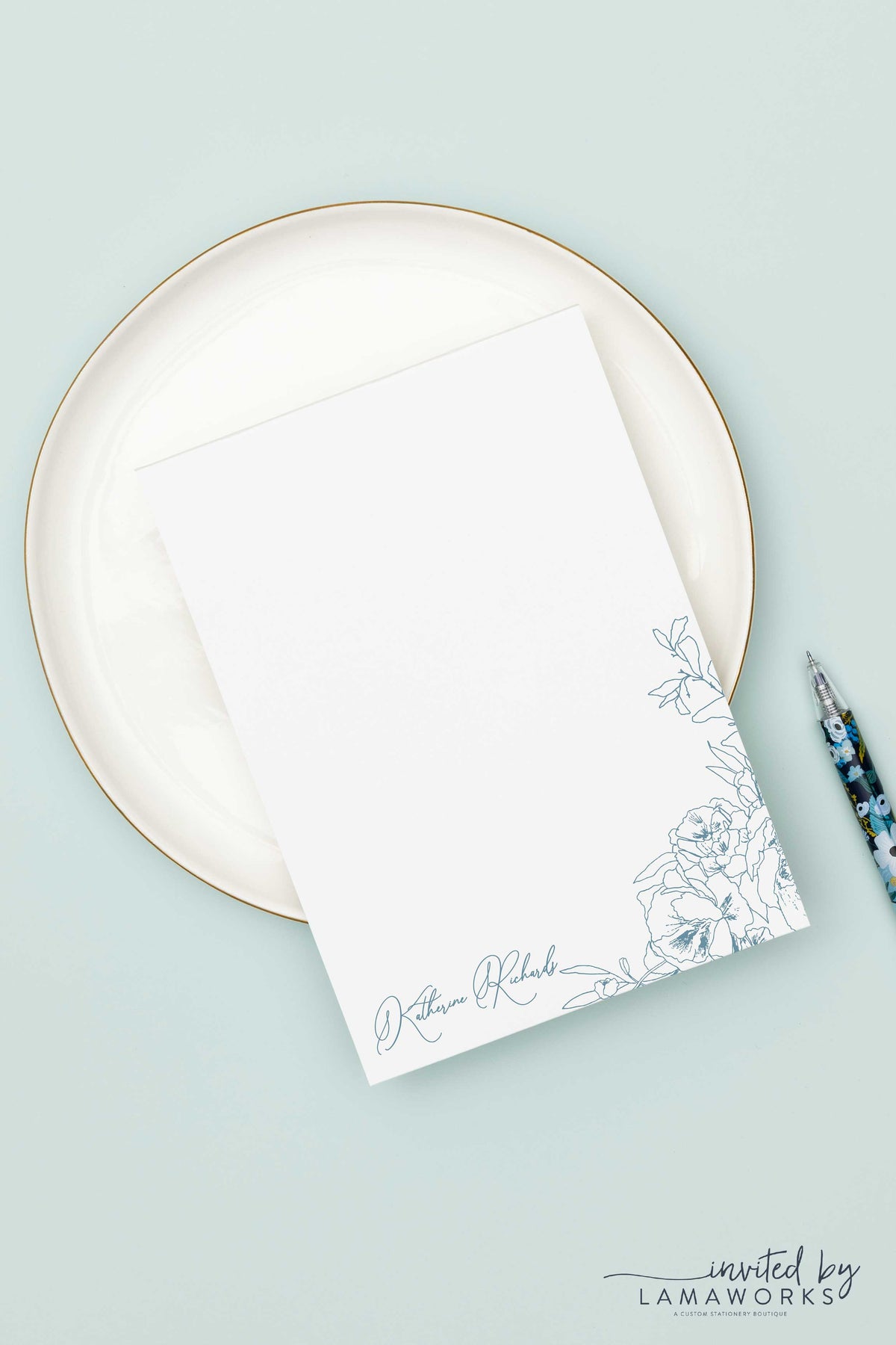 Floral Notepad - Letters of Hope 1