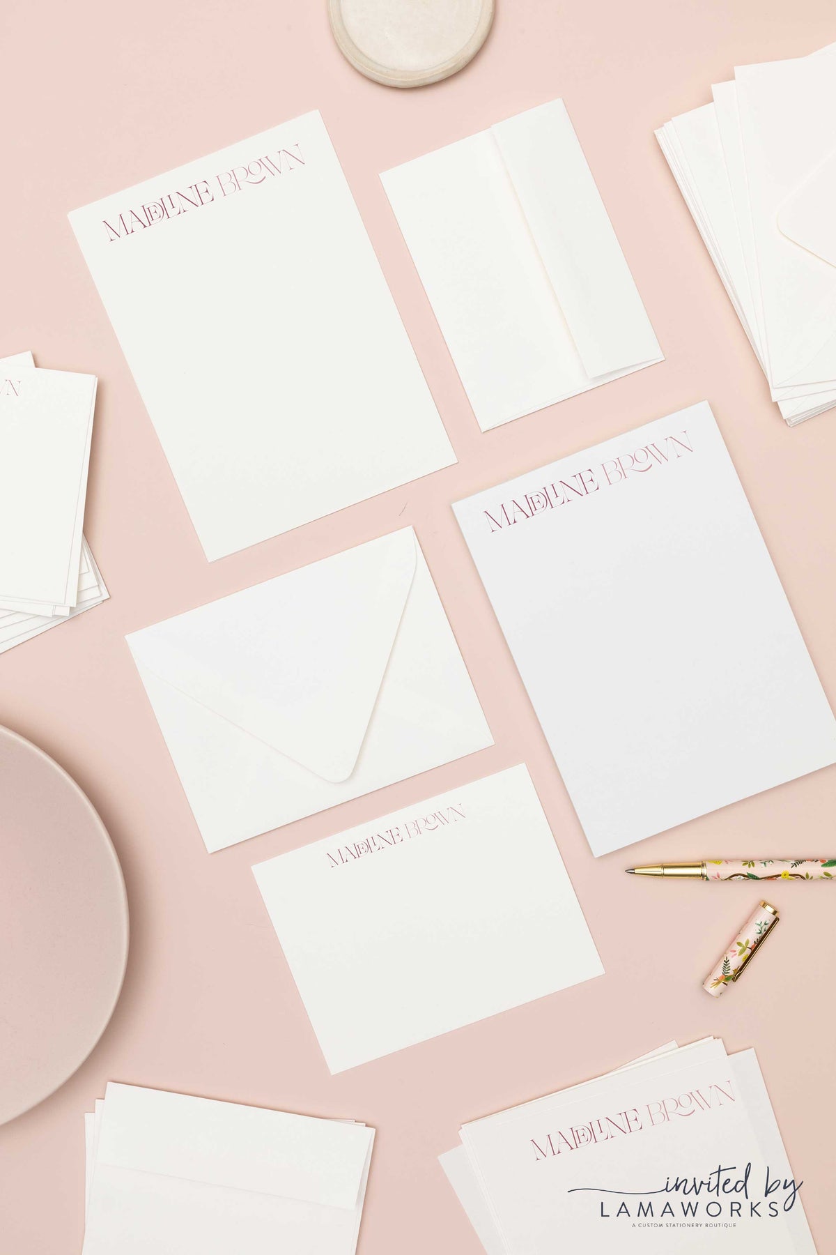 Modern Classic Personalized Name Notepad | Madeline