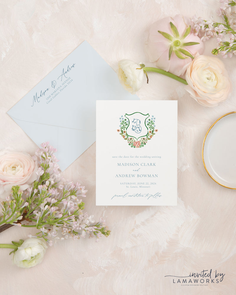 Traditional Calligraphy Wedding Invitation Suite | Jessica