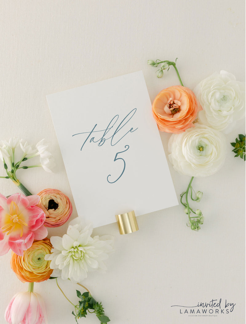 Madison | Table Numbers