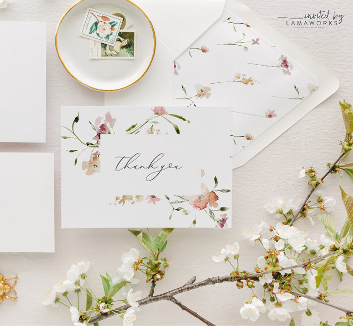 Melissa | Folded Thank You Cards