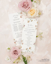 Melissa | Ceremony Programs