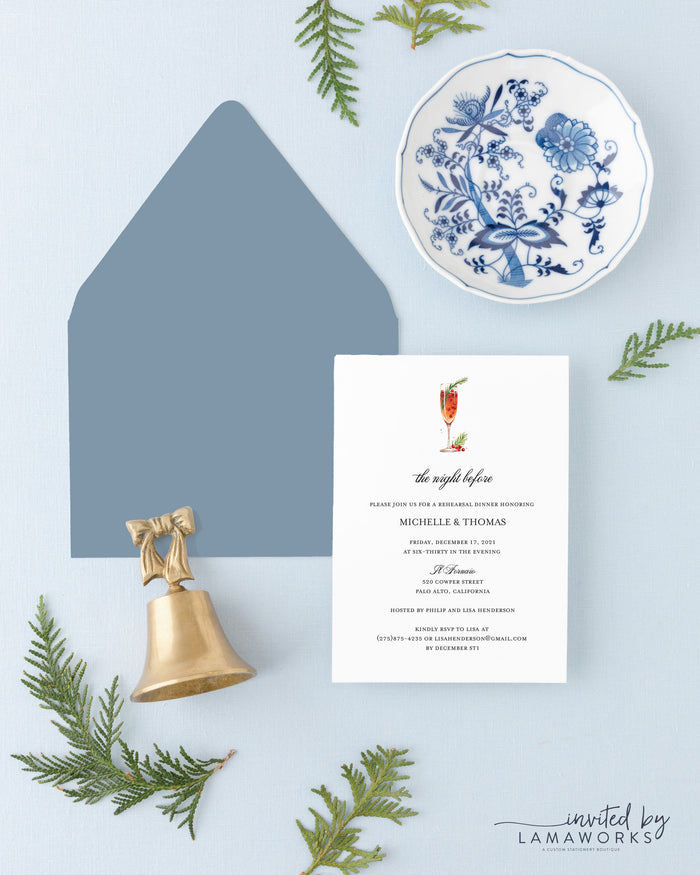 Michelle | Rehearsal Dinner Invitation