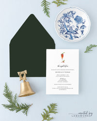 Michelle | Rehearsal Dinner Invitation