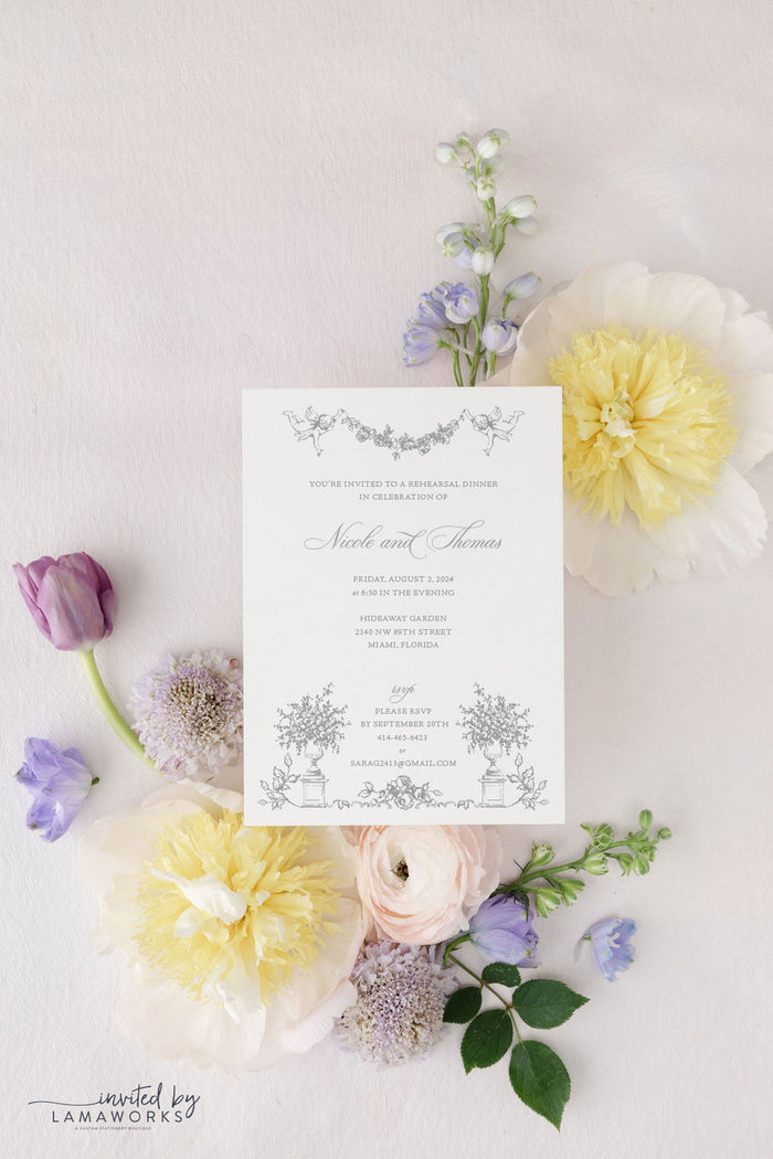 Nicole | Rehearsal Dinner Invitation