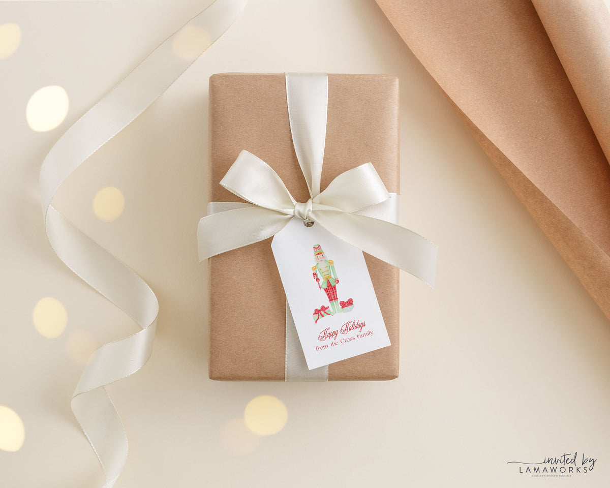 Pastel Nutcracker Gift Tag