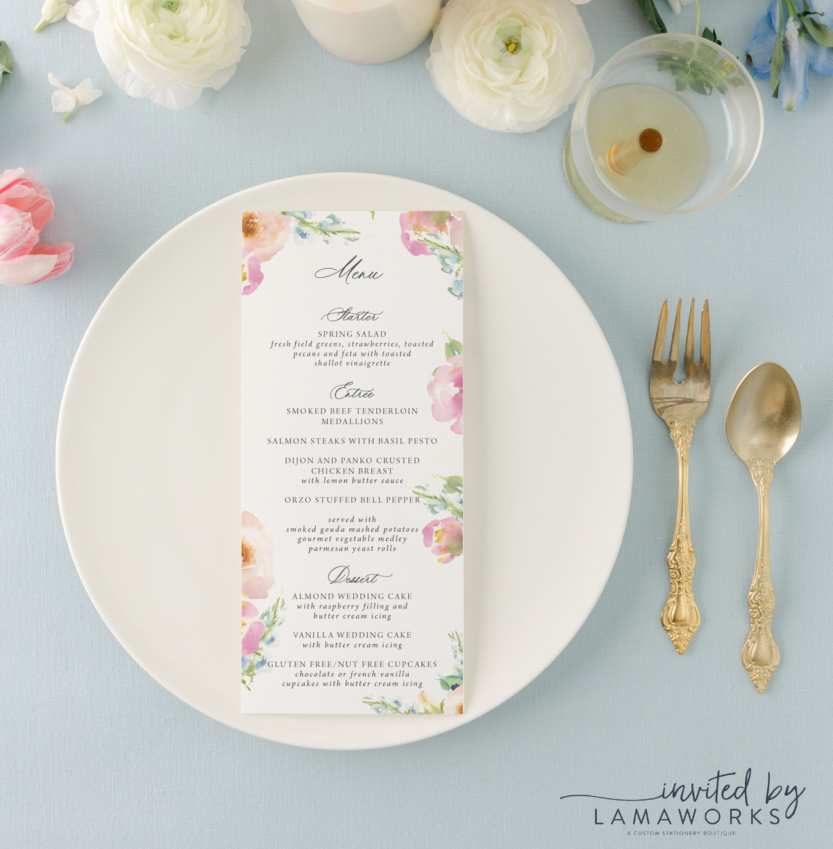 Ophelia | Dinner Menu