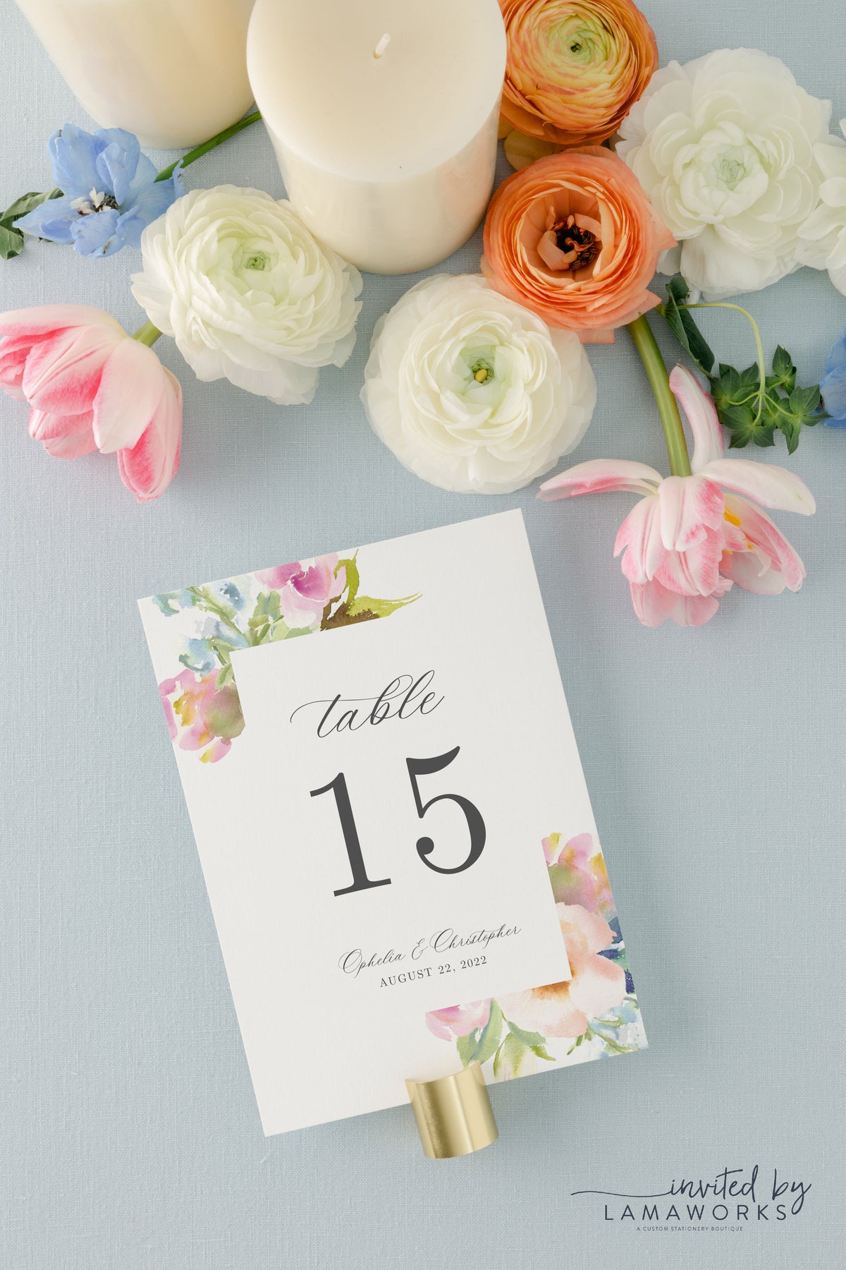 Ophelia | Table Numbers