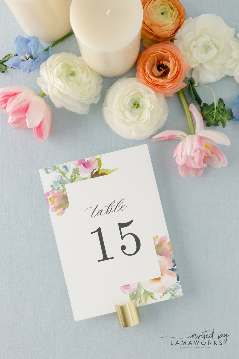 Ophelia | Table Numbers