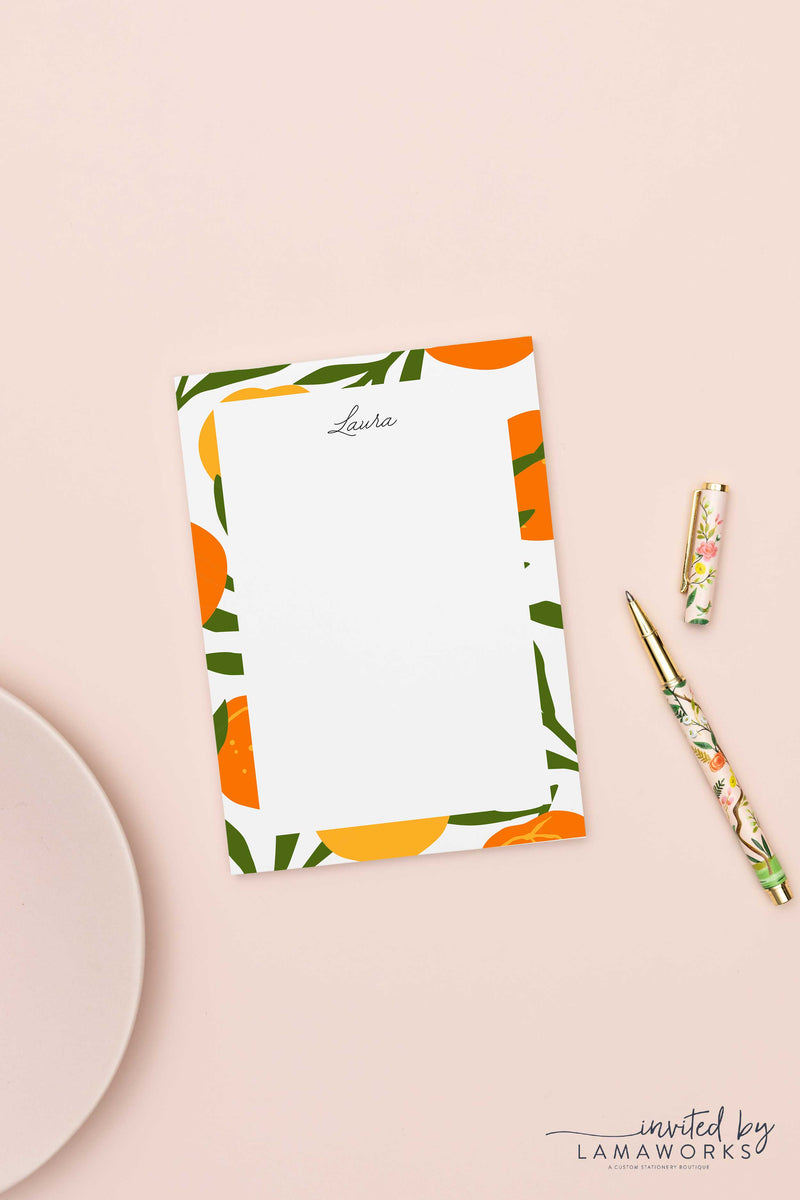 Orange Notepad