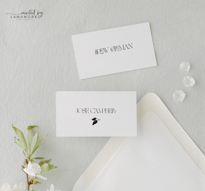 Renee |  Escort Cards & Place Cards