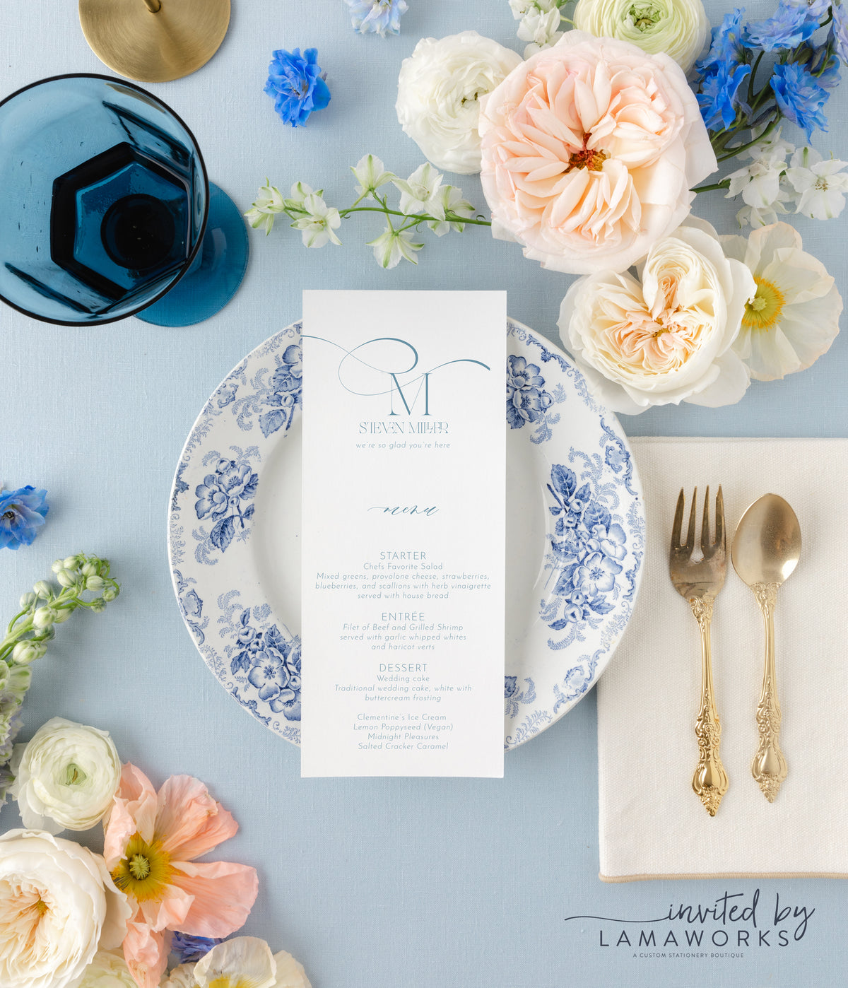 Renee - Menu and Place Card