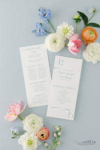 Renee | Wedding Program