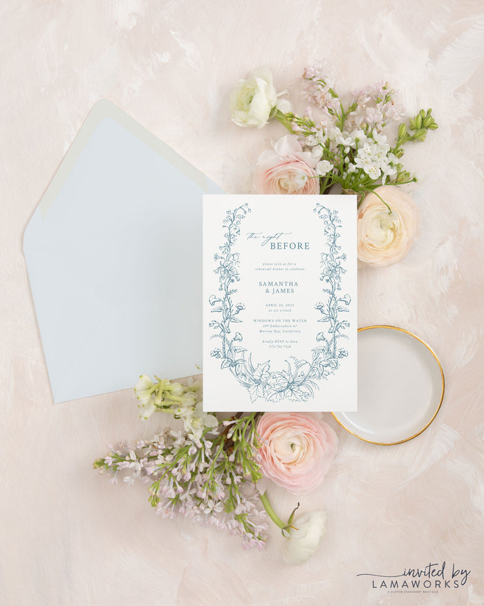 Samantha | Rehearsal Dinner Invitation