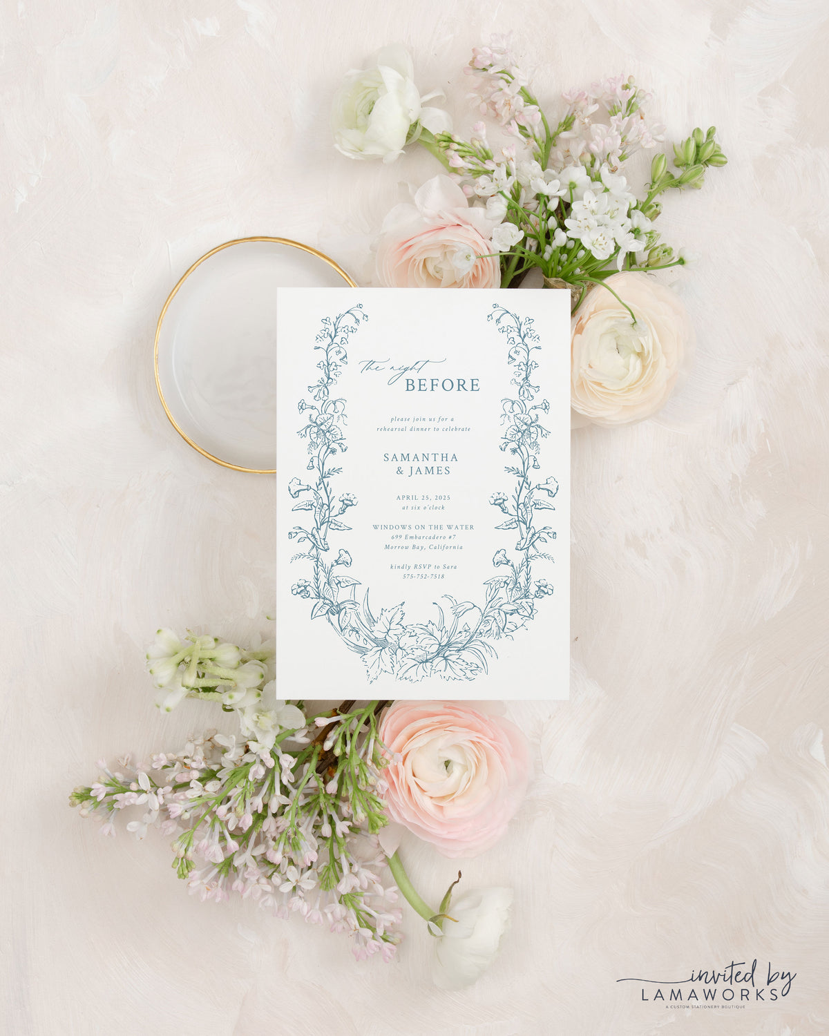 Samantha | Rehearsal Dinner Invitation