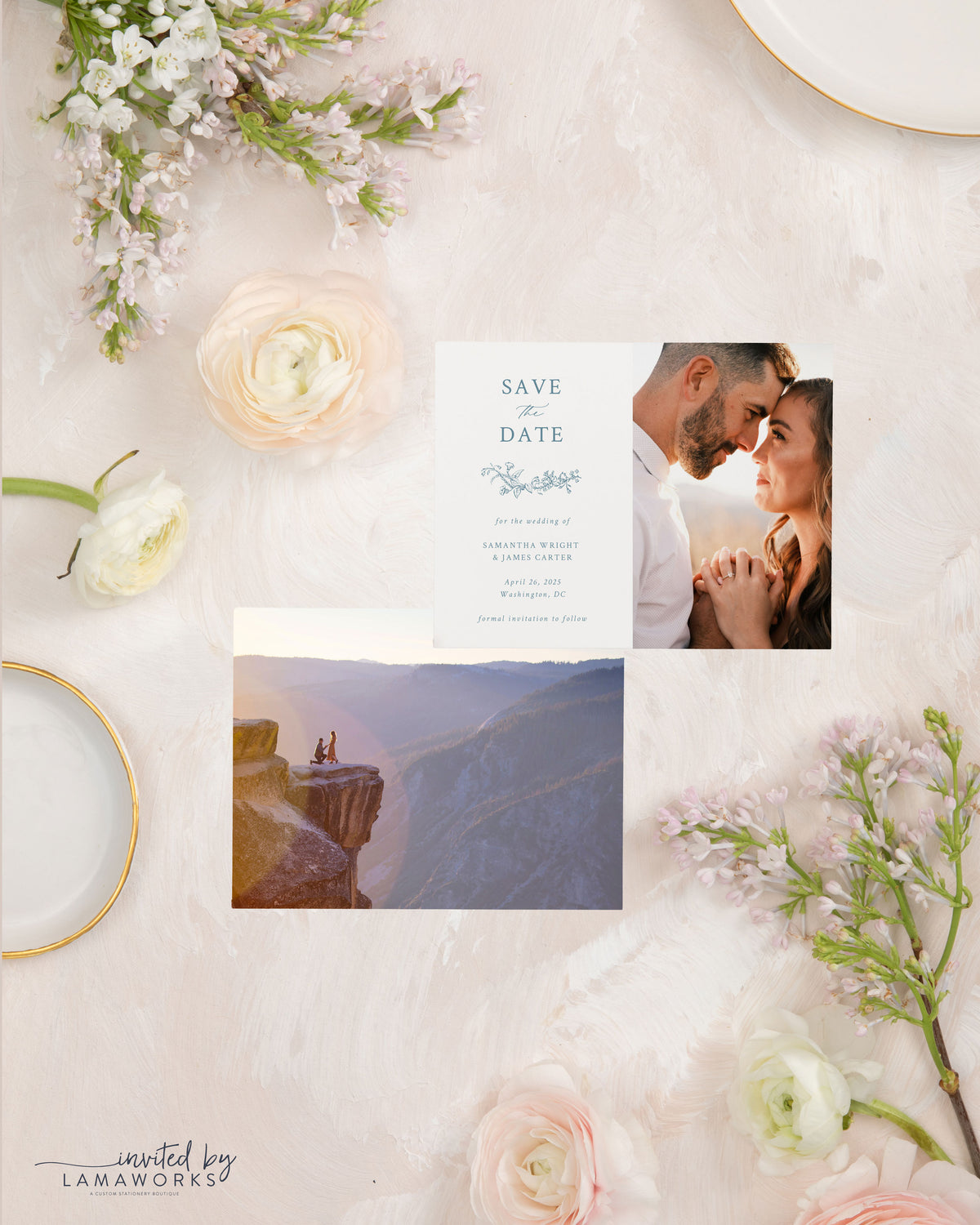 Samantha | Horizontal Save the Date