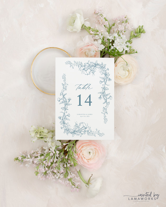 Samantha | Table Numbers