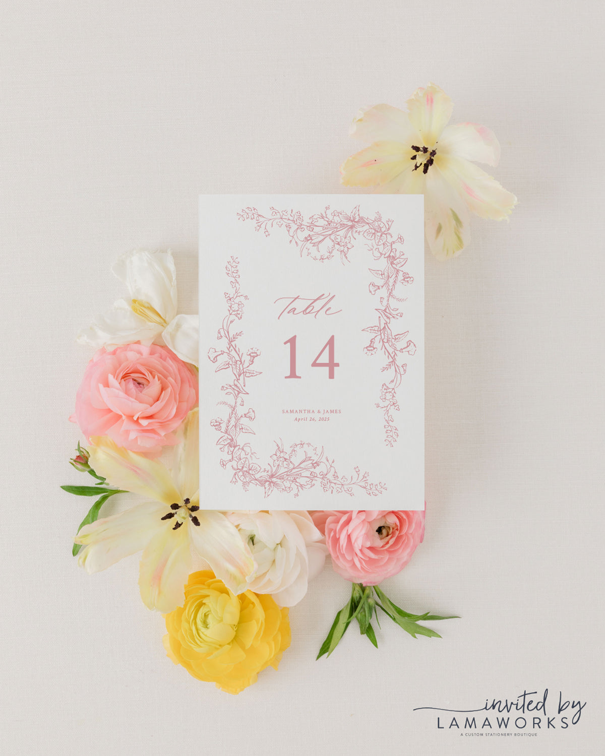 Samantha | Table Numbers