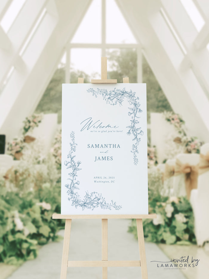 Samantha | Wedding or Shower Welcome Sign