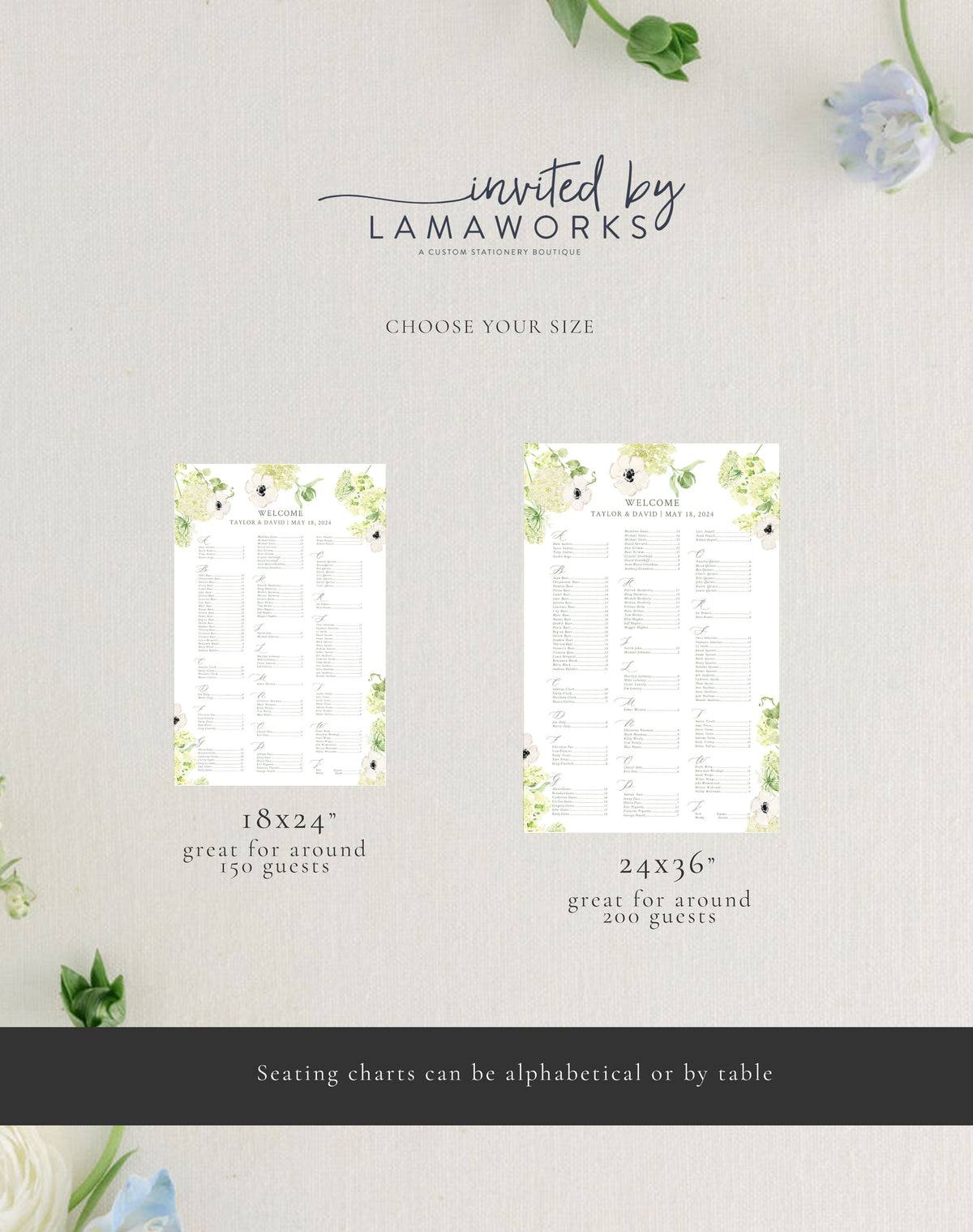 Taylor | Seating Chart