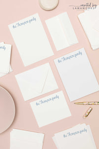 Personalized Script Notepad | Thompson