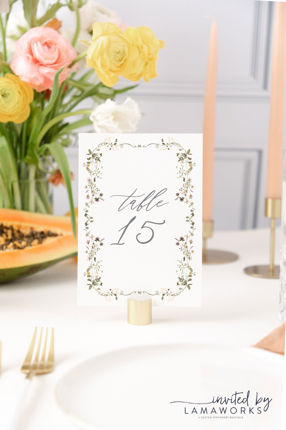 Theresa | Table Numbers