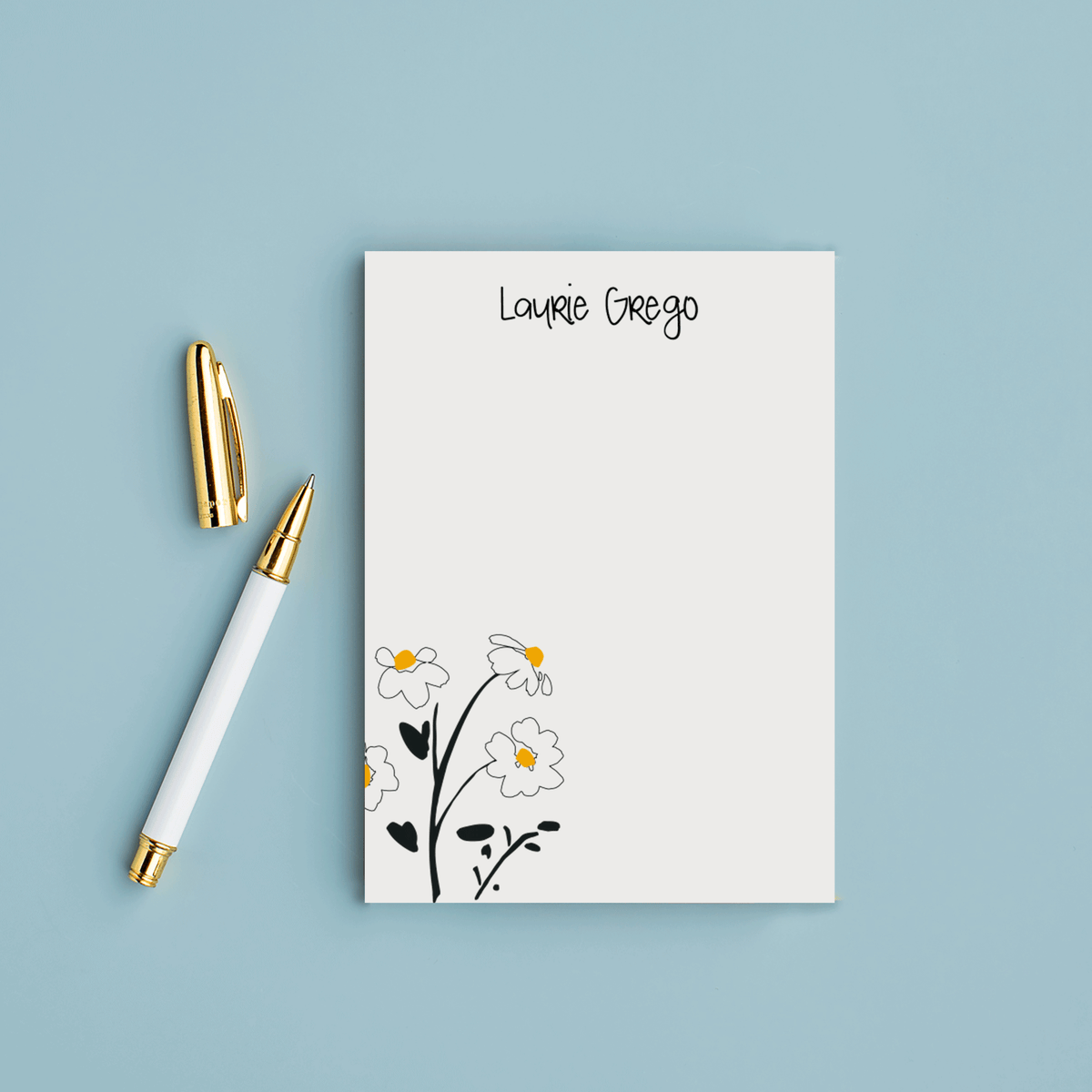 Daisy Bouquet Notepad