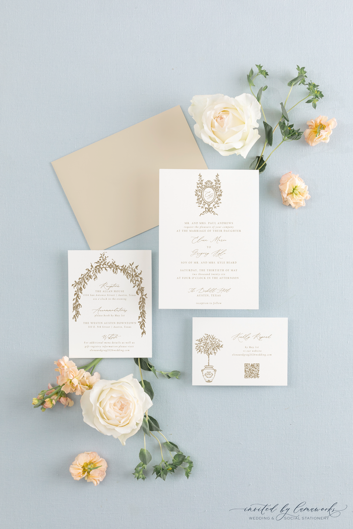 Elena | Invitation Suite - Crest