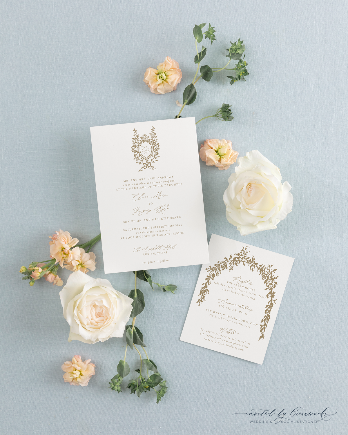 Elena | Invitation Suite - Crest