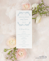 Samantha | Wedding Program