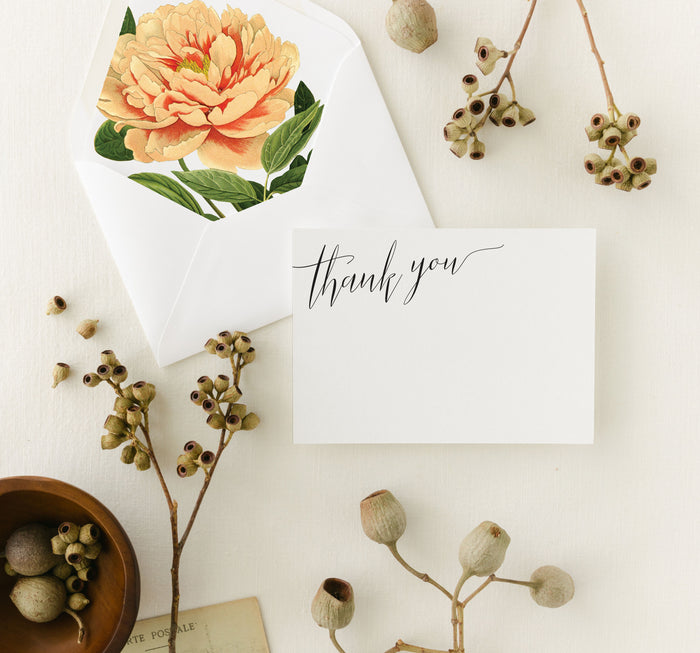 Modern Calligraphy Thank You Card | Blair