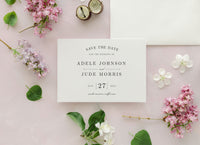 Classic, Timeless Save the Date - Adele