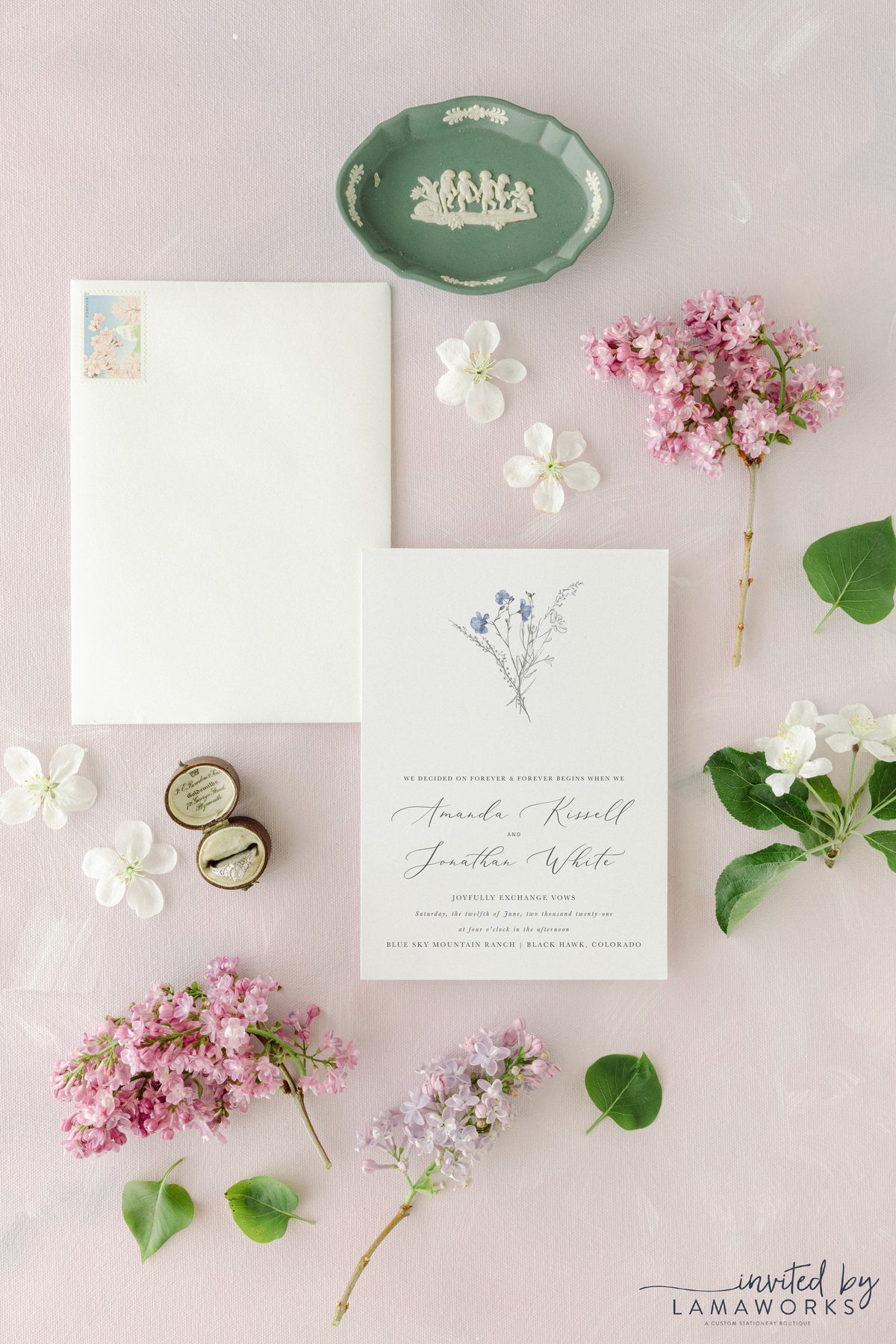 Wildflower Wedding Invitation | Amanda