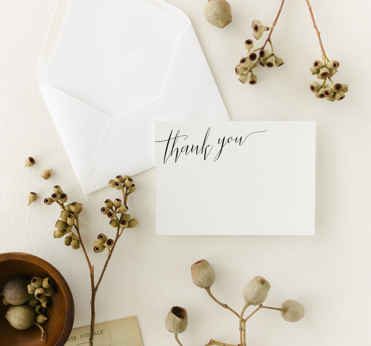 Modern Calligraphy Thank You Card | Blair