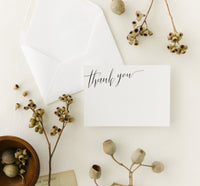 Modern Calligraphy Thank You Card | Blair