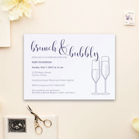 Brunch and Bubbly Bridal Shower Invitation