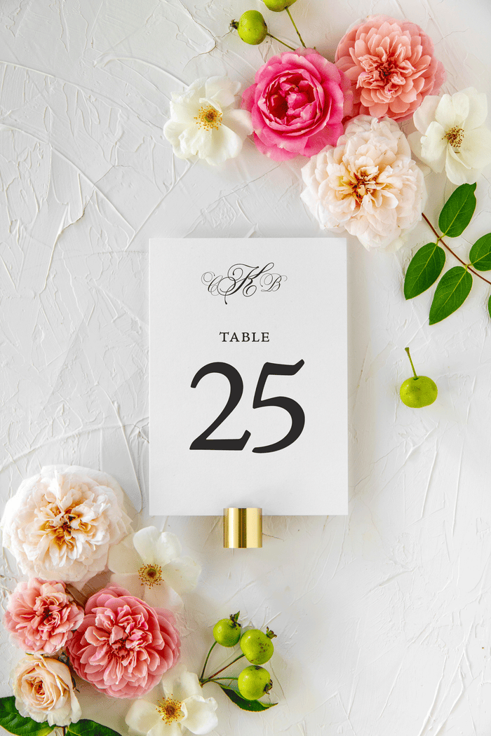 Cristin | Table Numbers